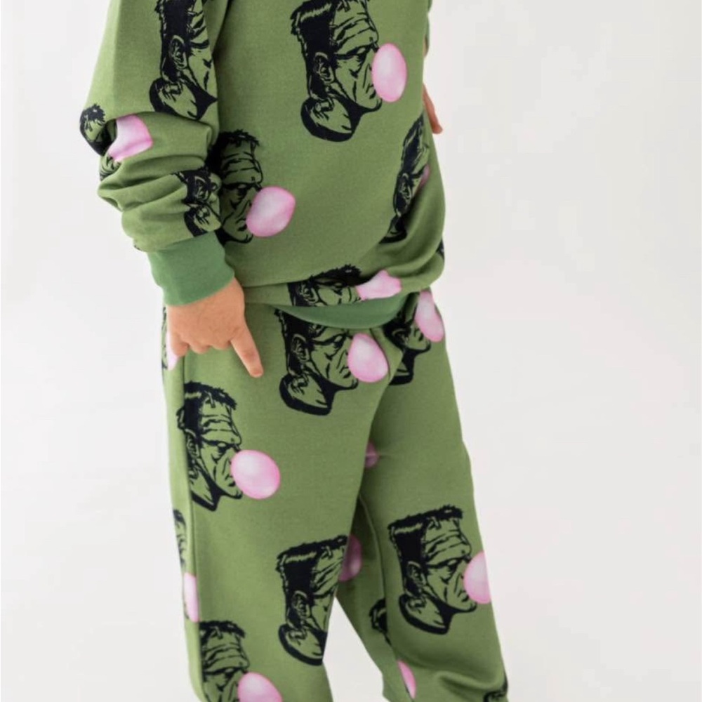 Bunny Knots Frankenstein Halloween loungewear